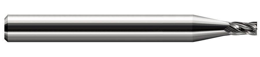 Picture of Harvey Tool 50212 Dia 4.75mm LOC 0.3120 OAL2.00 End Mill Standard Flute Standard Helix Carbide Uncoated Single End Square Sharp